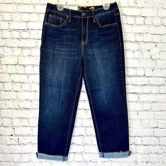 NWT Womens Seven7 Stretch Straight Crop Jeans Sz 10 - Picture 1 of 9